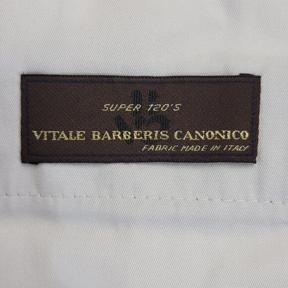 Zanella Todd Super 120s Vitale Barberis Wool Italy Size 36 Blue Dress Pants Mens - Picture 10 of 16